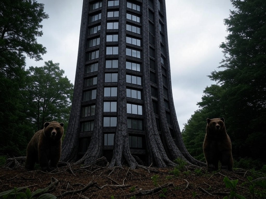 MtnComputing Tower, located deep in the mountains.  Bring your Range Rover.  Above Ground Parking.  Park Rangers recommended.